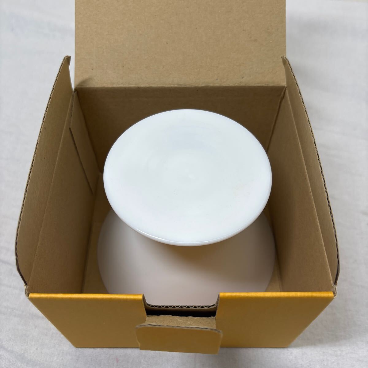 大阪/店舗受け取り可★Sghr スガハラグラス ブラックアンドホワイト サンデー L 白 デザートカップ アイスクリーム 約直径11.5cm×高さ8cm_画像8