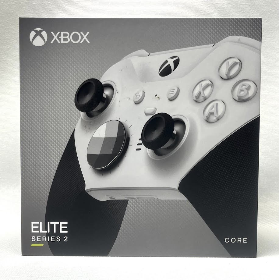 【美品】【純正品】Xbox Elite ワイヤレス コントローラー Series 2 Core Edition (ホワイト)