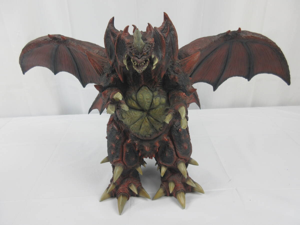 特撮 ソフビ フィギュア 1/350 ゴジラVSデストロイア ソフトビニール製組立キット ツクダホビー デストロイア ※ 完成 塗装 現状品 ※