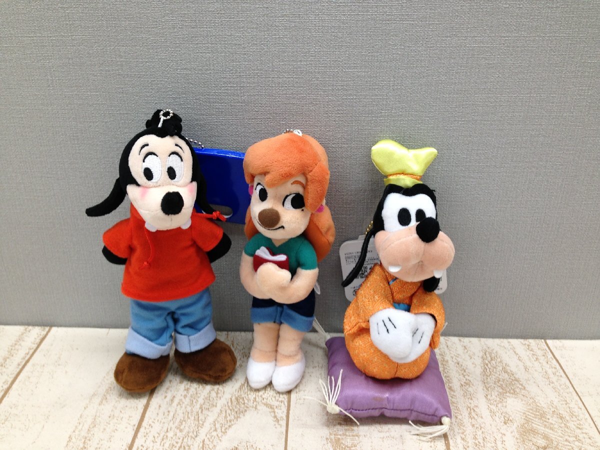 ◇ディズニー グーフィー マックス ロクサーヌ ぬいぐるみ 3点 ◇ディズニー グーフィー マックス ロクサーヌ ぬいぐるみ 3点