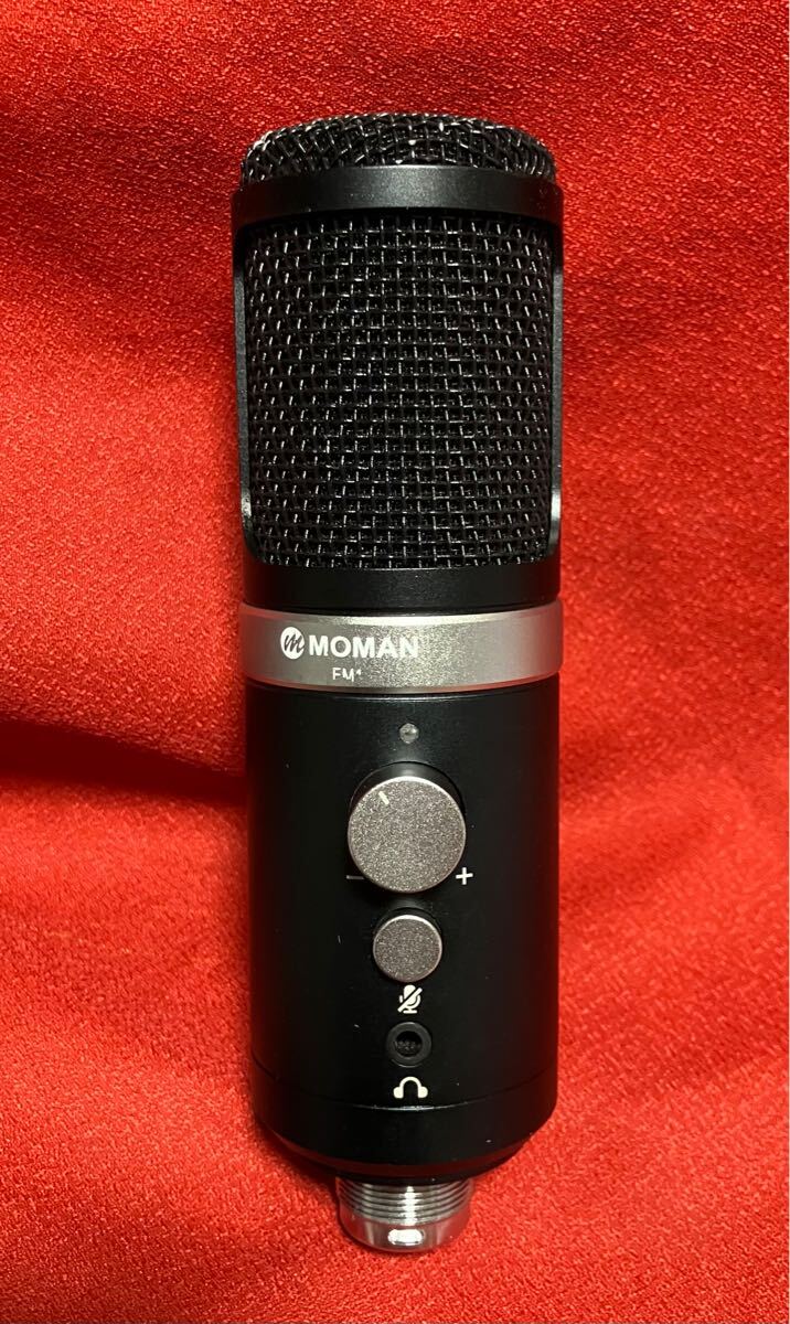 MOMAN USB卓上マイク EM1 コンデンサーマイク 