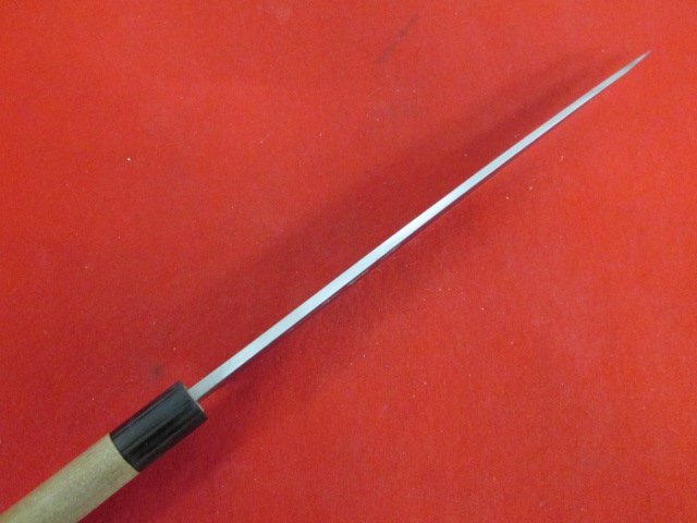 L222■志原作 / 本鍛錬 青1鋼 / 刺身包丁 / 300mm // 柳刃包丁 和包丁 打刃物 / 未使用