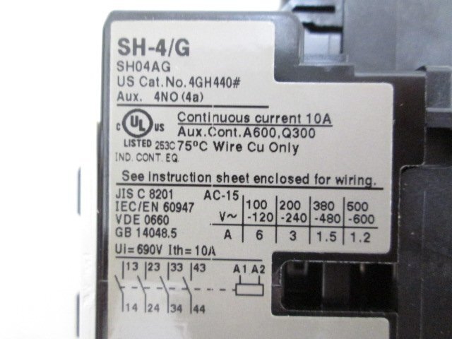 L461# Fuji / стандарт форма электромагнитный контактор / SH-4/G // Fuji / не использовался 