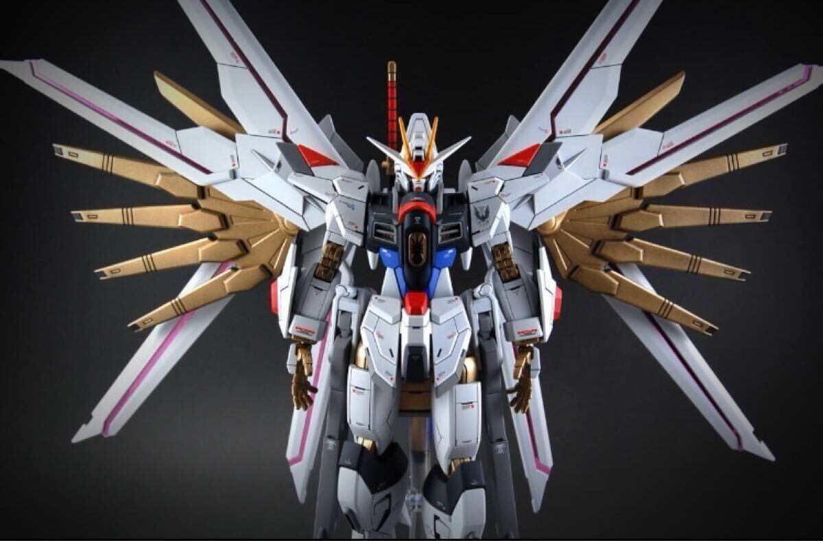HG 1/144 マイティ―ストライクフリーダムガンダム 塗装改修完成 HG 1/144 マイティ―ストライクフリーダムガンダム 塗装改修完成