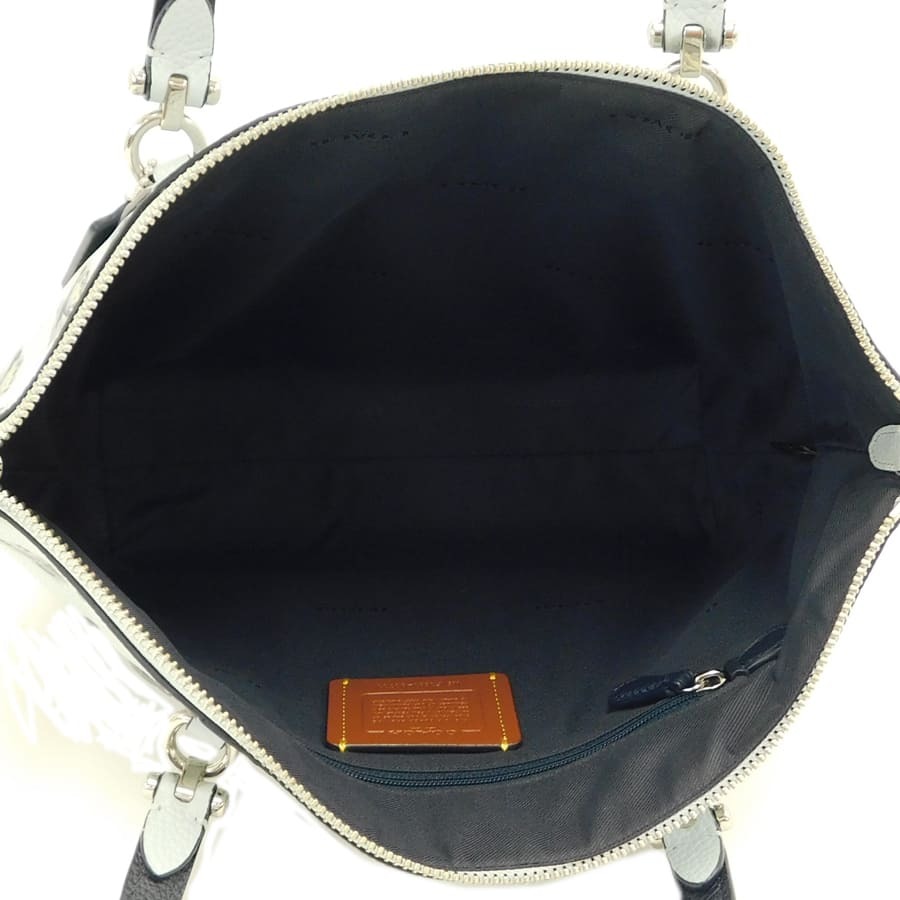 1円 □ 極美品 コーチ 2wayバッグ 31711 ブルー系 レザー 普段 1円 □ 極美品 コーチ 2wayバッグ 31711 ブルー系 レザー 普段