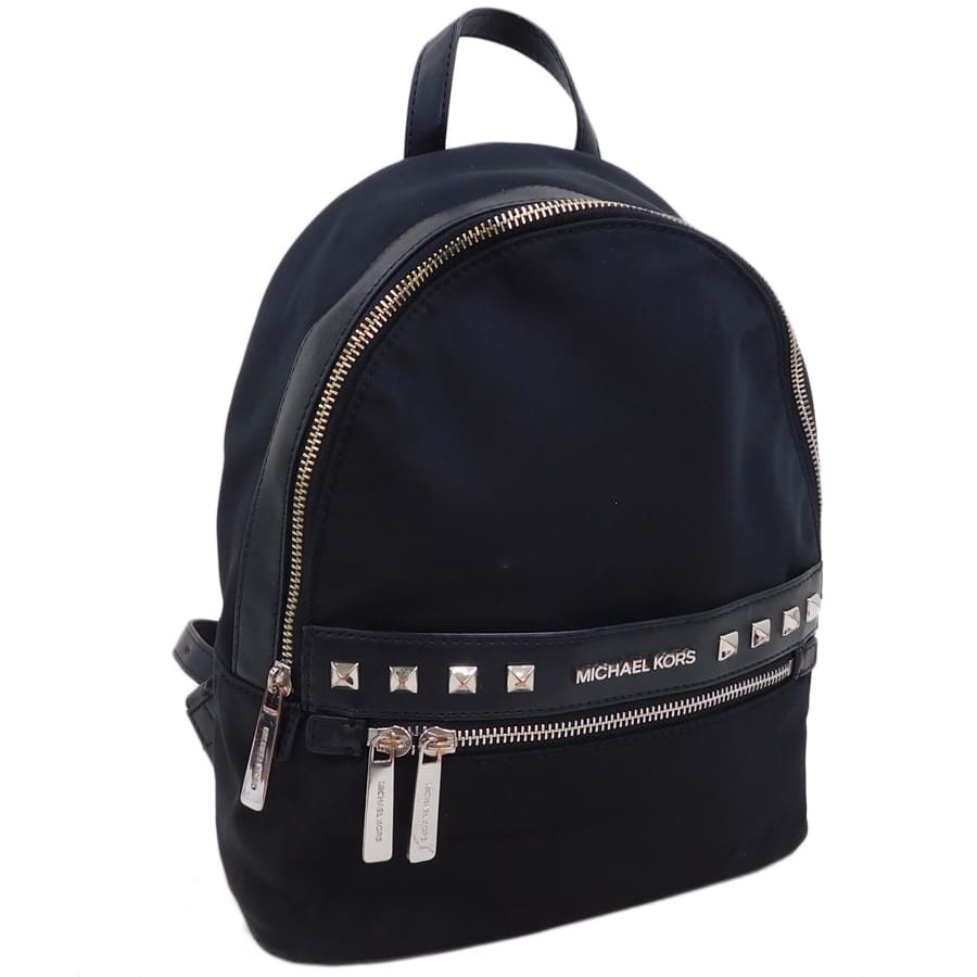 極美品】 MICHAEL KORS リュック レザー シボ革 ネイビー - バッグ 極美品】 MICHAEL KORS リュック レザー シボ革 ネイビー - バッグ