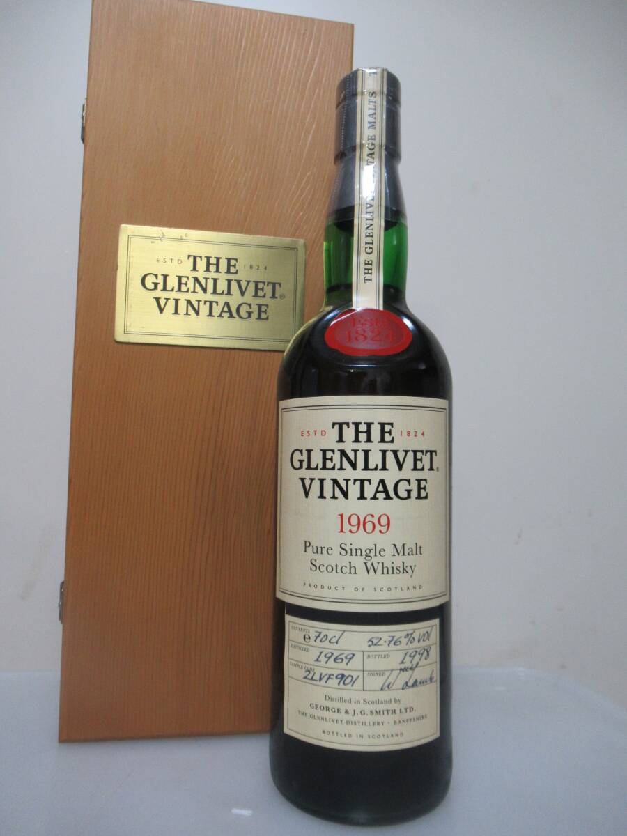 c032◆◆ザ?グレンリベット1969-1998 52.76% SamplCode,2LVF901 超稀少オールド　OB◆◆345500