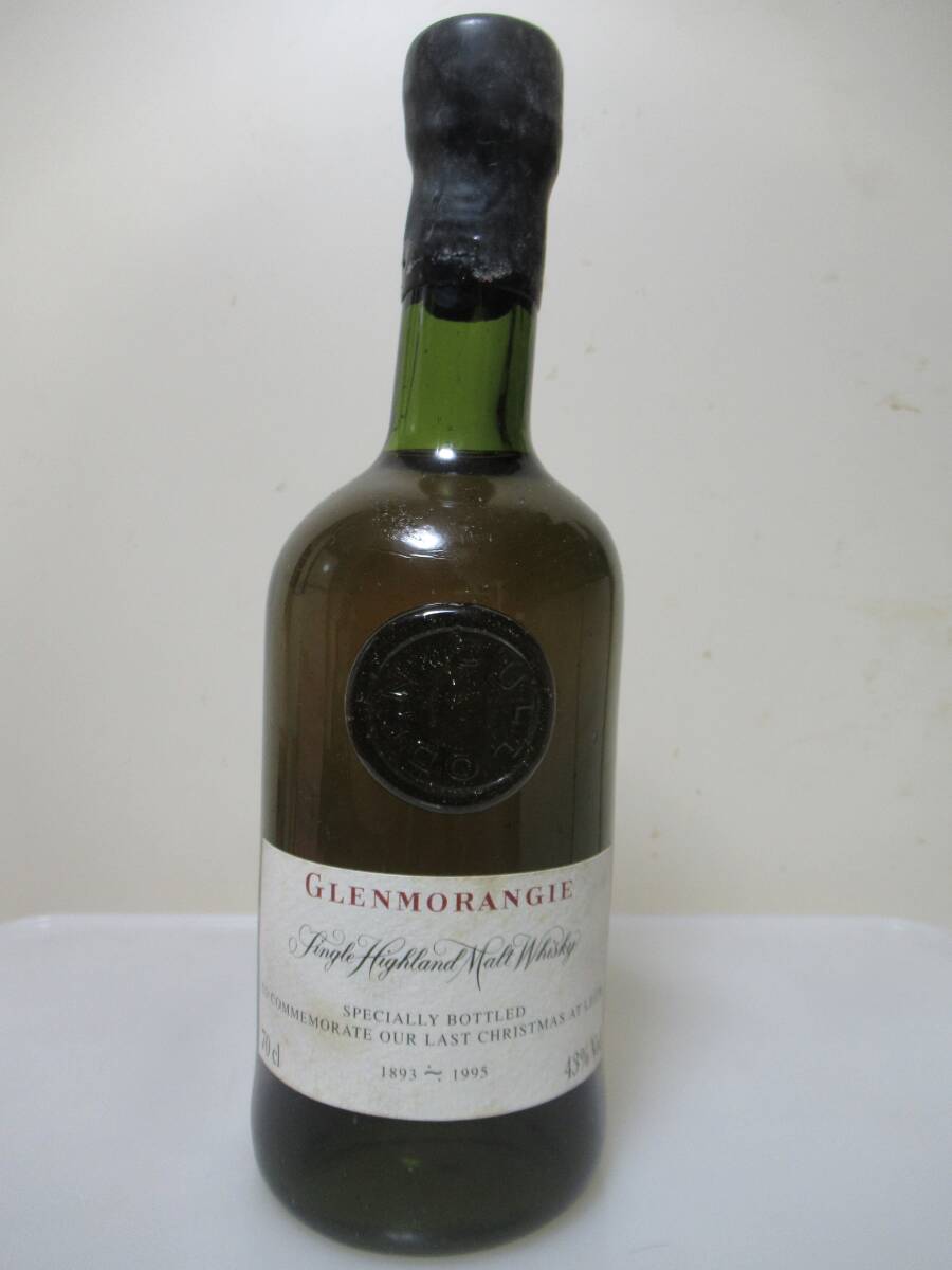c034◆◆グレンモーレンジ・スペシャルボトリング 43% 1995年クリスマス限定記念ボトリング/スタッフ向 超稀少オールド OB◆◆_画像1
