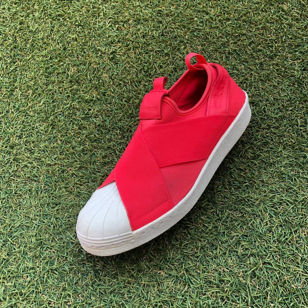 美品24adidas SUPER STAR SLIP-ON W アディダス スーパースター 美品24adidas SUPER STAR SLIP-ON W アディダス スーパースター
