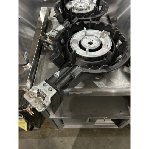【業(yè)界最長1年保証】鋳物コンロ タチバナ制作所 TS-208 プロパンガス 業(yè)務(wù)用 中古/送料別途見積