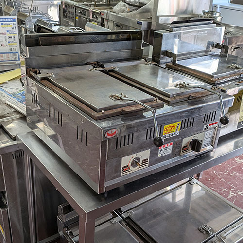 【業界最長1年保証】餃子焼機 マルゼン MGZ-066W 都市ガス 業務用 中古/送料別途見積_画像1