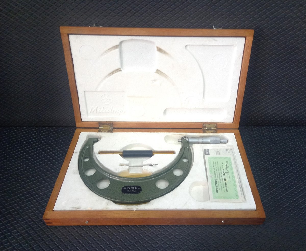 ★ 良中古　Mitutoyo　ミツトヨ　150~175mm　マイクロメーター ② 103-143A OM-175