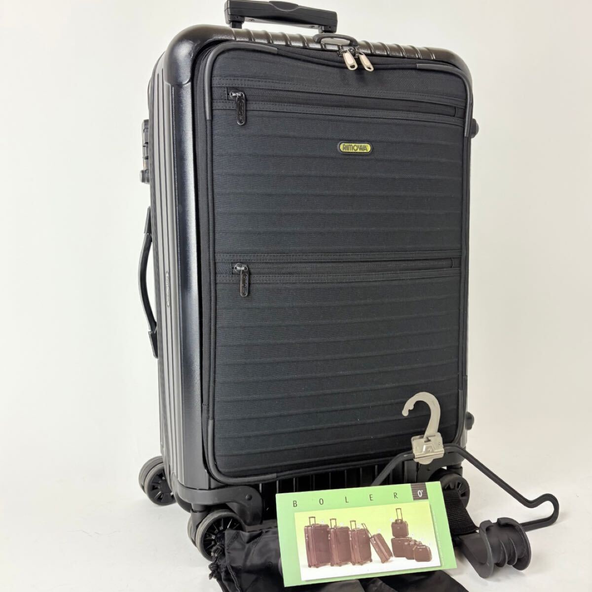 【廃盤】RIMOWA リモワ SALSA サルサ BOLERO ボレロ 63L 4輪 TSAロック チェックインM 前面スリーブ付 ブラック 黒 スーツケース キャリー 【廃盤】RIMOWA リモワ SALSA サルサ BOLERO ボレロ 63L 4輪 TSAロック チェックインM 前面スリーブ付 ブラック 黒 スーツケース キャリー