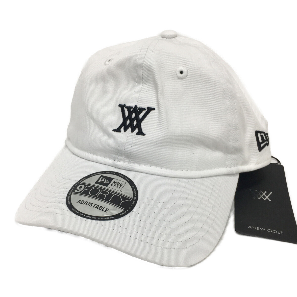 coco 未使用品【値下げ】 アニューゴルフ ANEW GOLF×NEW ERA キャップ フリー ホワイト 白 レターパックプラス発送可 107139