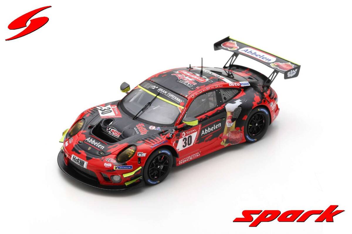 ■限定400pcs. スパークモデル 1/43 2020 ポルシェ911 GT3 R #30 ニュルブルクリンク24h