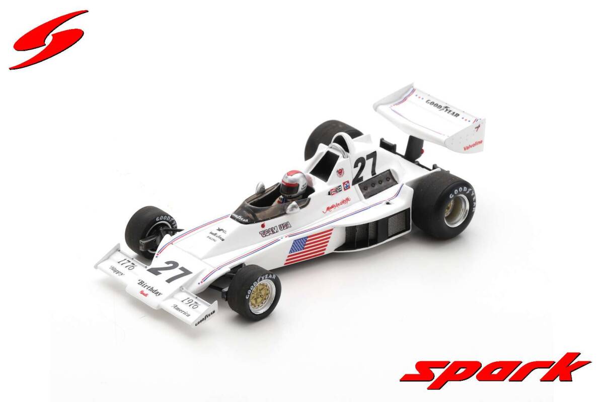 ■スパークモデル 1/43 1976 パーネリVPJ4 #27 M.アンドレッティ 南アフリカGP