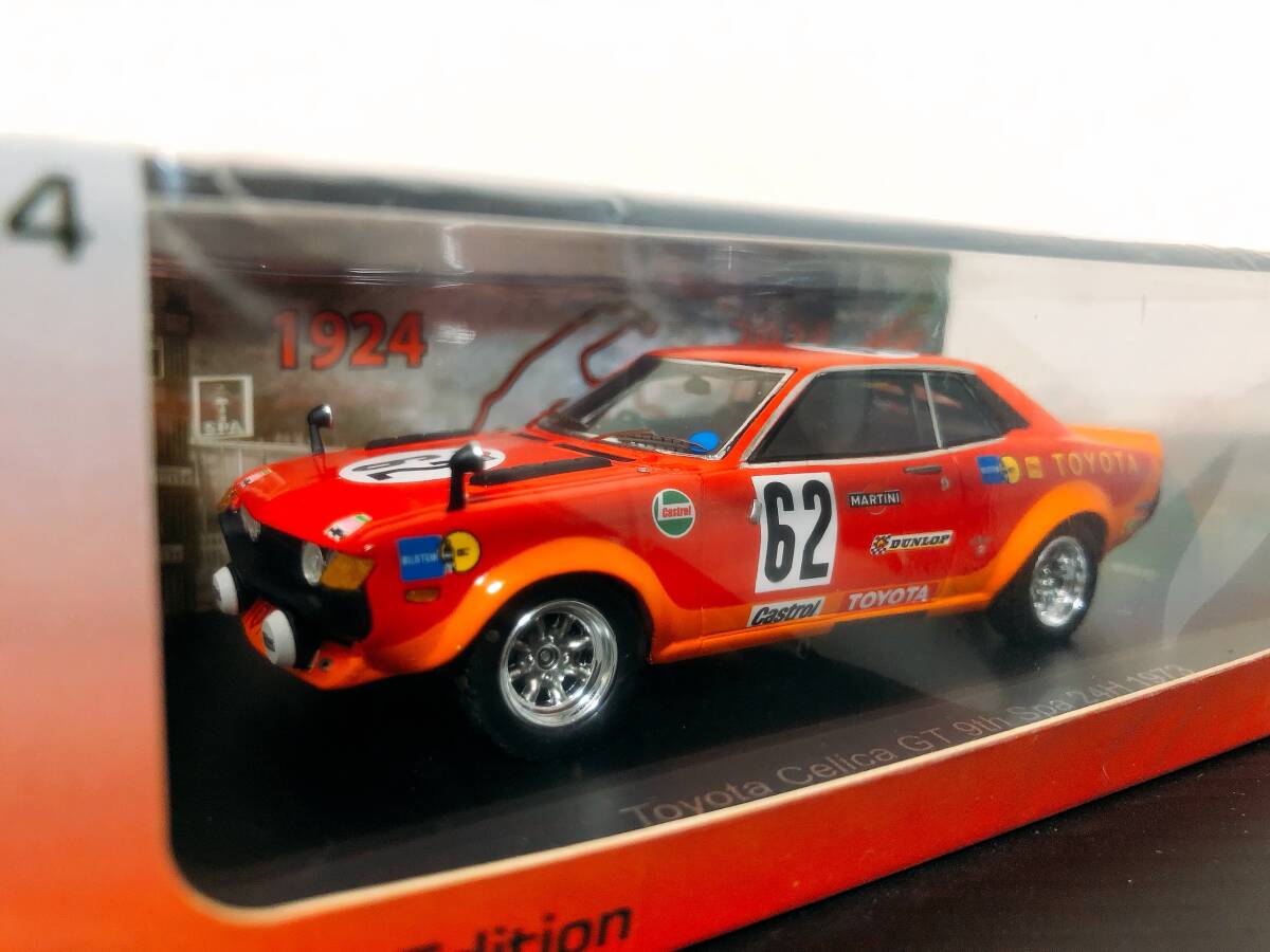 ■限定524pcs. スパークモデル 1/43 1973 トヨタセリカ GT #62 スパ24h_画像2