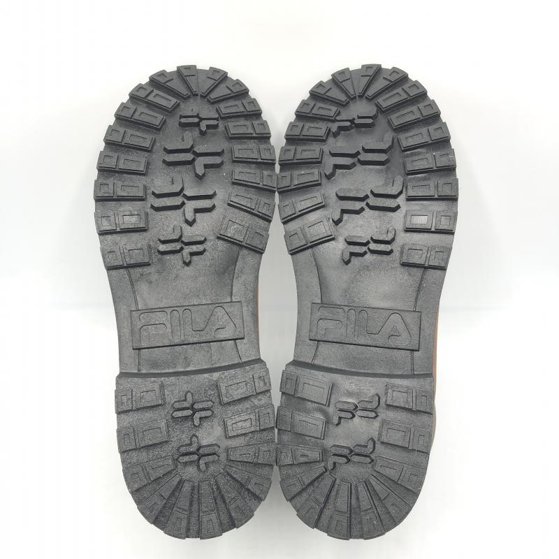 【中古】FILA × GRAPPLER BAKI WATERSEDGE WP FSxBAKI ブーツ 28cm MSS24059-216 緑 茶 フィラ グラップラー刃牙[240010461685]