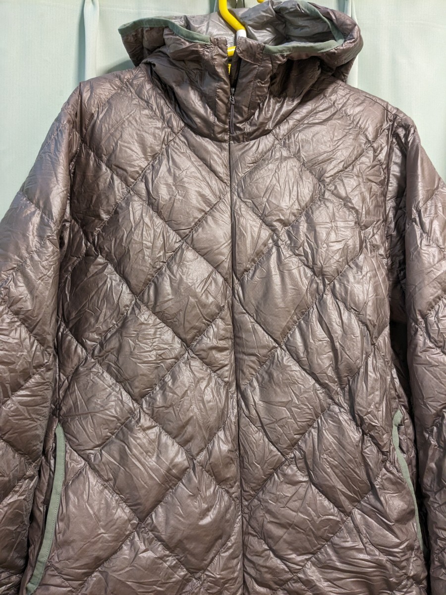 mont-bell モンベル U.L.ダウンインナーパーカ Women’s レディース Lサイズ 1101318 ブラウン ブロンズ キルティング ダウン ジャケット