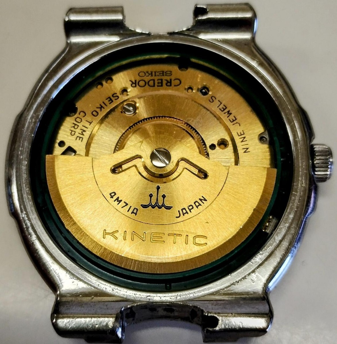 Seiko Credor kinetic men's 4M71-0A10 Automatic operation Seiko Credor kinetic men's 4M71-0A10 Automatic operation