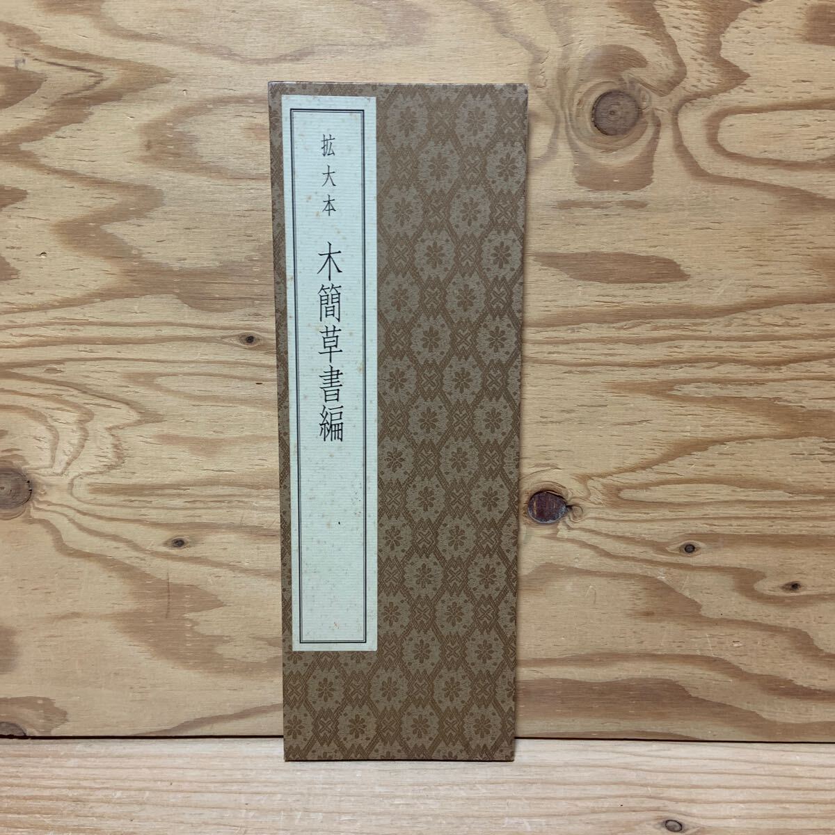 Y90F3-250106レア［木簡草書編 拡大本 天来書院］敦煌漢簡
