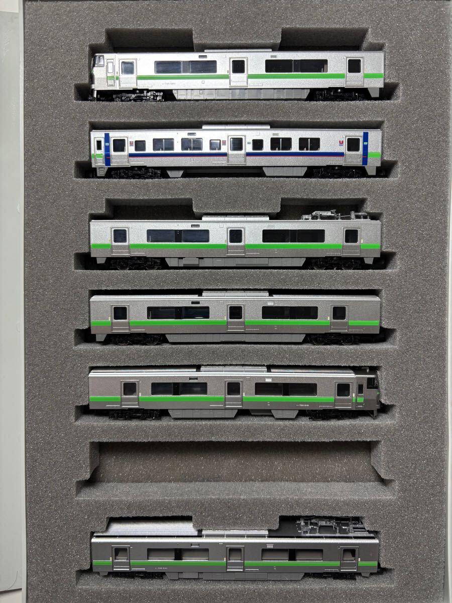 Nゲージ 鉄道模型 TOMIX 92301+ 92302 JR 733-3000系近郊電車(エアポート)基本セット+増結セット 旧製品 車両のみ 6両まとめ