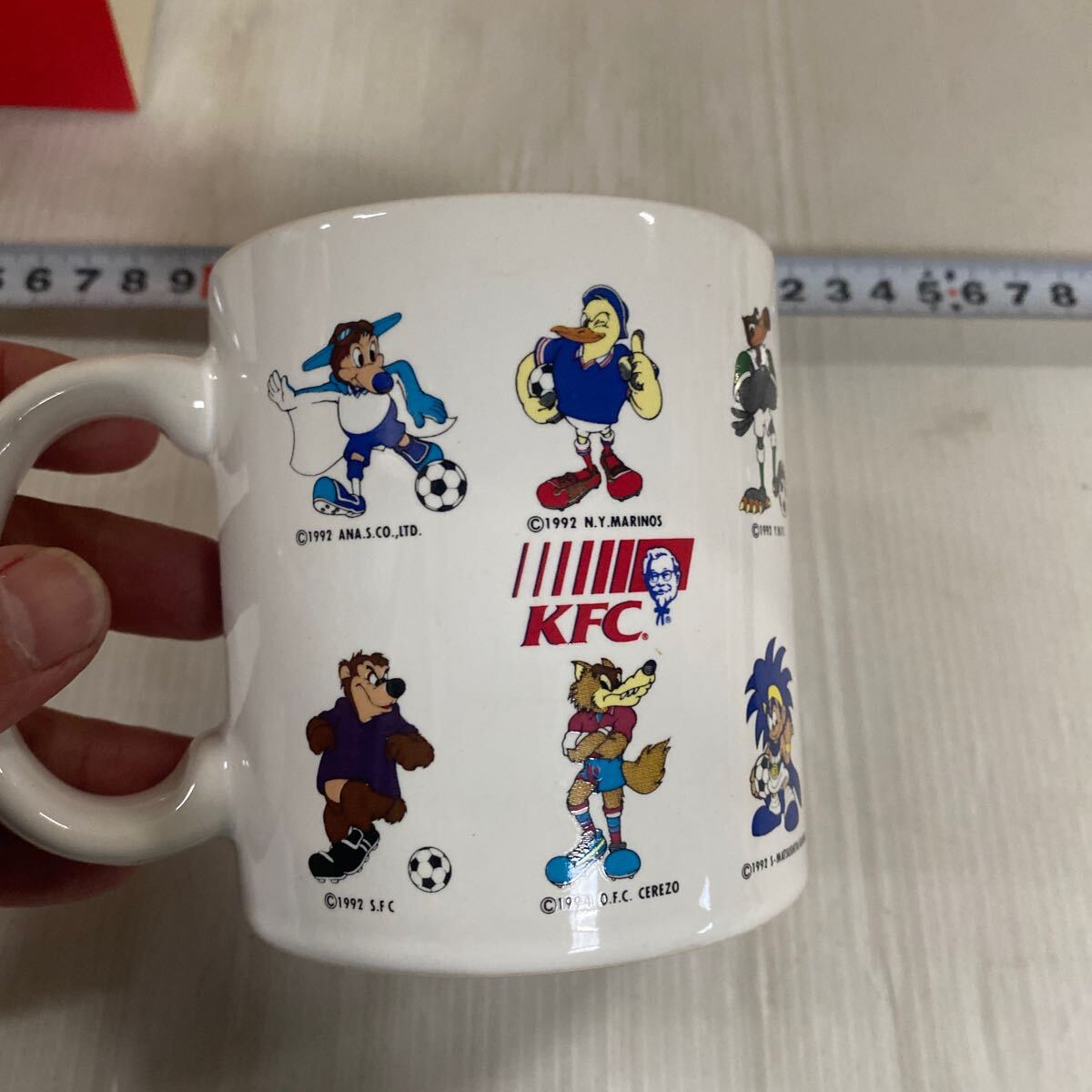 ケンタッキー限定品 オリジナルJリーグマグカップ 1995年 J ケンタッキー限定品 オリジナルJリーグマグカップ 1995年 J