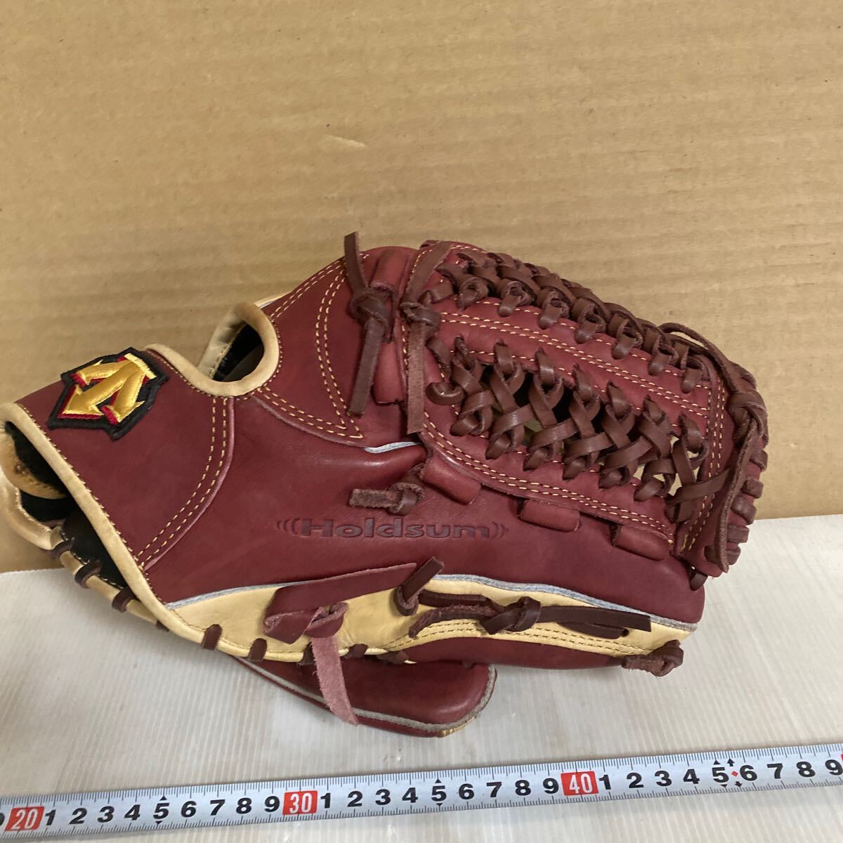 グローブ DESCENTE DNG-AC6420 Holdsum 日本製 中古 野球道具