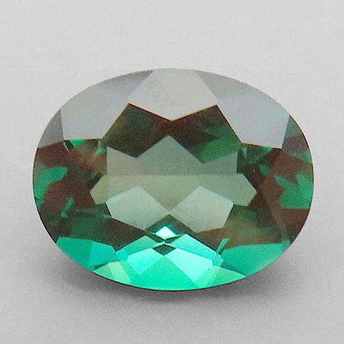 グリーンアンデシン 1.97ct レアストーン ルース 珍しい緑 OldStock クリーン 中性長石 コンゴ 瑞浪鉱物展示館 5682_画像2