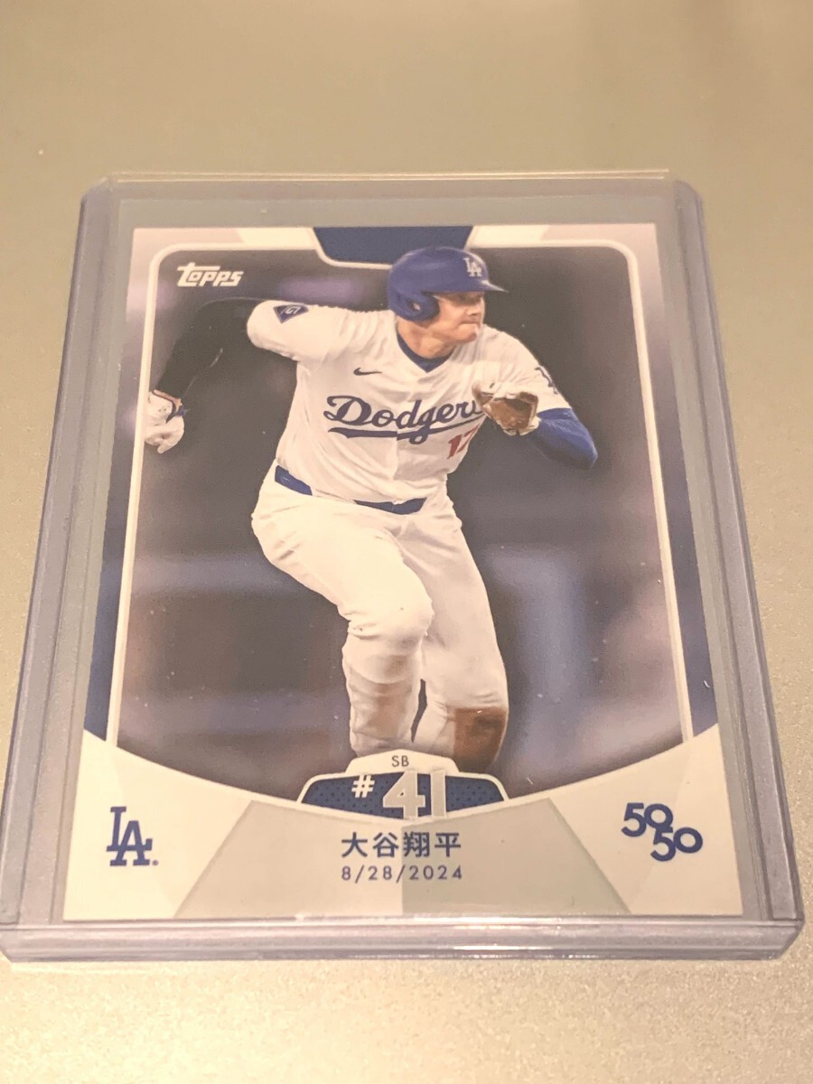 Topps 大谷翔平 50/50 41号HR Kanji SSP Yahoo!オークション - 漢字 SSP 大谷翔平 2024 topps 50/50 41盗塁