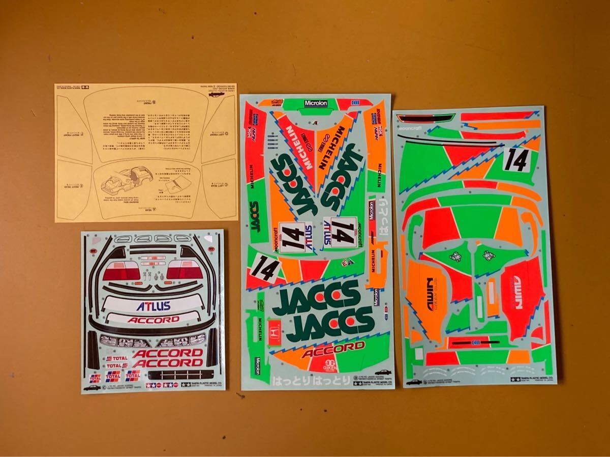タミヤ 1/10サイズ JACCS CIVIC ジャックス シビック ステッカー タミヤ 1/10サイズ JACCS CIVIC ジャックス シビック ステッカー