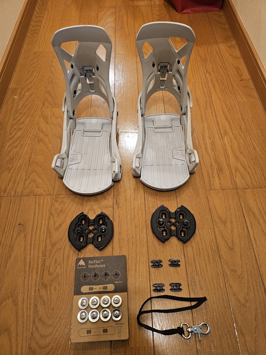 中古 BURTON STEP ON Re:Flex GRAY CLOUD M バートン ステップオン メンズ Mサイズ　バインディング