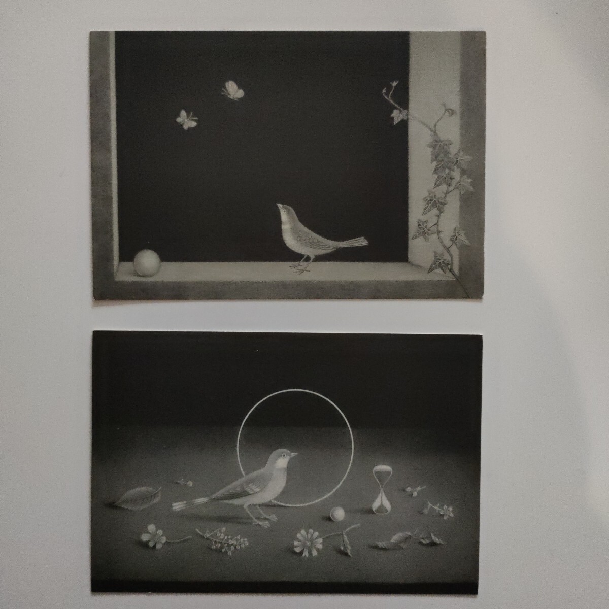 日本の現代銅版画 三人の銅版画展 作品集 はがき 長谷川潔 浜口 日本の現代銅版画 三人の銅版画展 作品集 はがき 長谷川潔 浜口