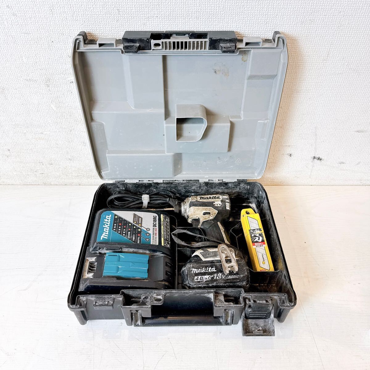 244＊中古 makita マキタ 充電式インパクトドライバ TD171D 18V 動作確認済み＊