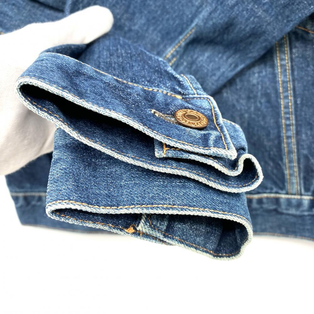 【中古】EVISU 初期水牛パッチ 1557 3rdタイプ デニムジャケット サイズ36 インディゴ エヴィス[240017667903]