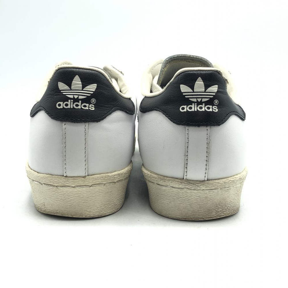 【中古】adidas SUPERSTAR 80s 金ベロ サイズ26cm ブラック ホワイト G61070 アディダス スーパースター [240017672904]