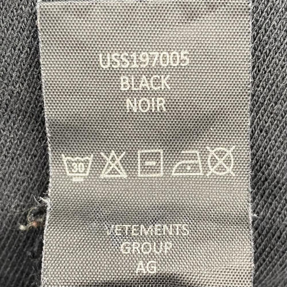 [ б/у ]VETMENTS 19SS SECRET SOCIETY тянуть over Parker размер S USS197005 черный vetomon[240017674114]