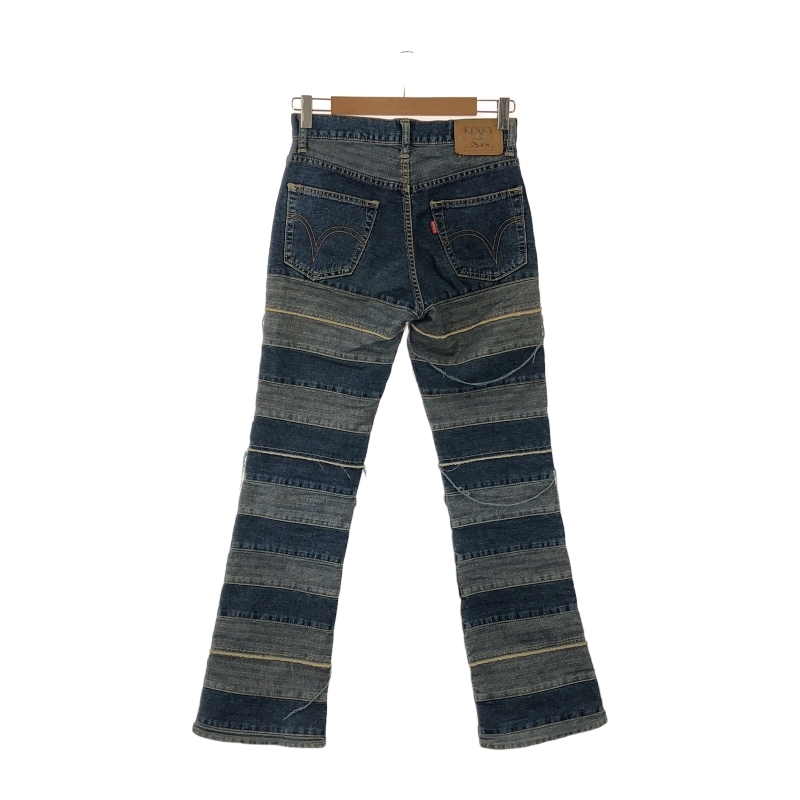 【中古】HYSTERIC GLAMOUR KINKY ウミヘビ ツギハギデニム サイズS インディゴ 2AP-9631 ヒステリックグラマー[240017664805]