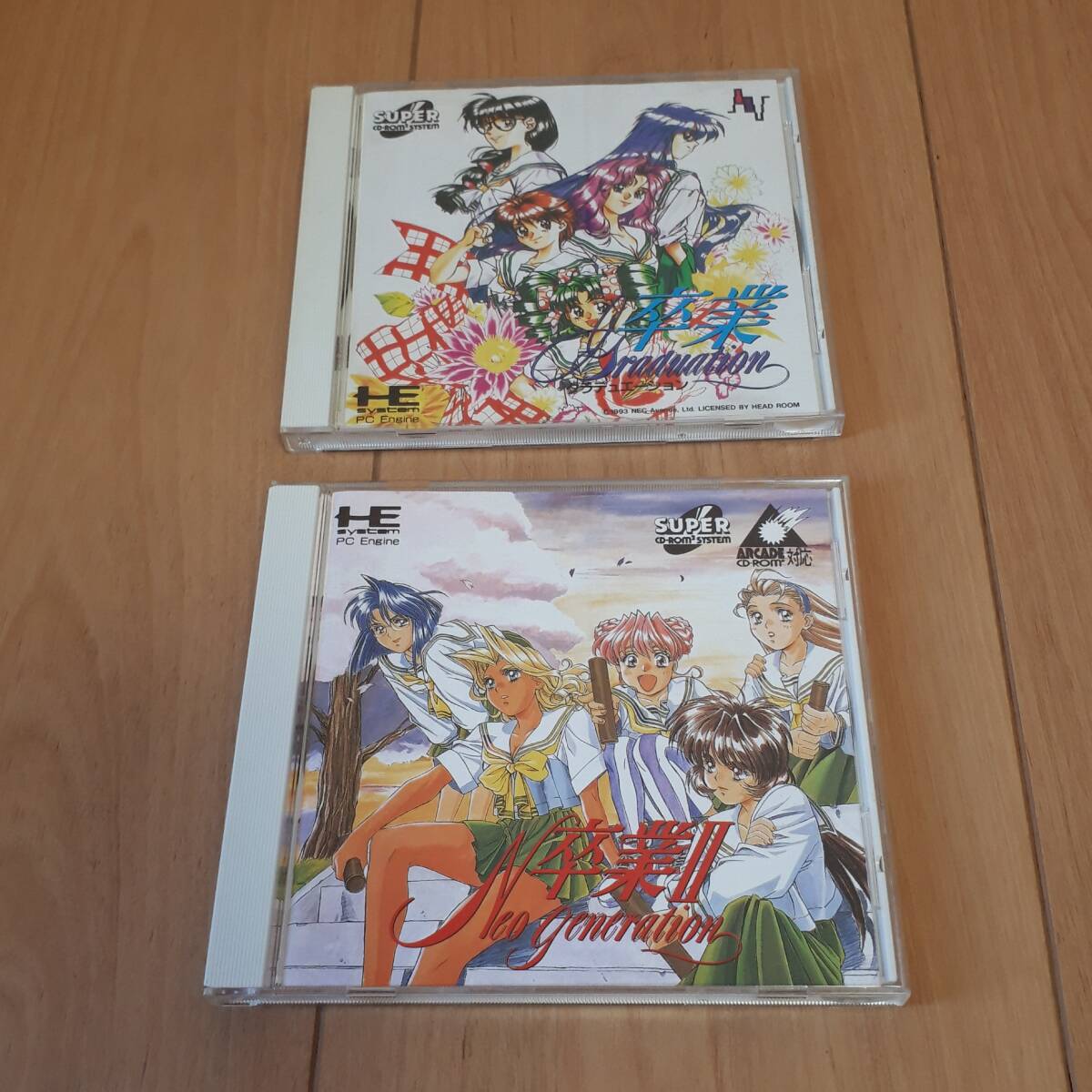 卒業　卒業Ⅱ2　セットまとめ　PCエンジン　グラデュエーション　SUPER　CD-ROM