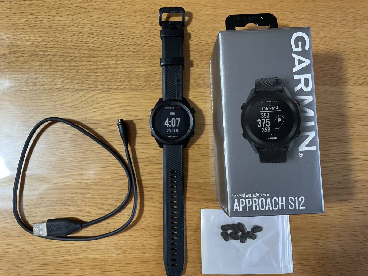 【美品】GARMIN(ガーミン) ゴルフナビ GPS Approach S12 Android/iOS対応