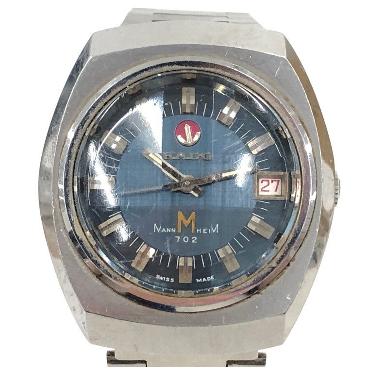ラドー マンハイム MANNHEIM702 カットガラス 緑文字盤 ヴィンテージ Yahoo!オークション - RADO ラドー 腕時計 マンハイム702 カット