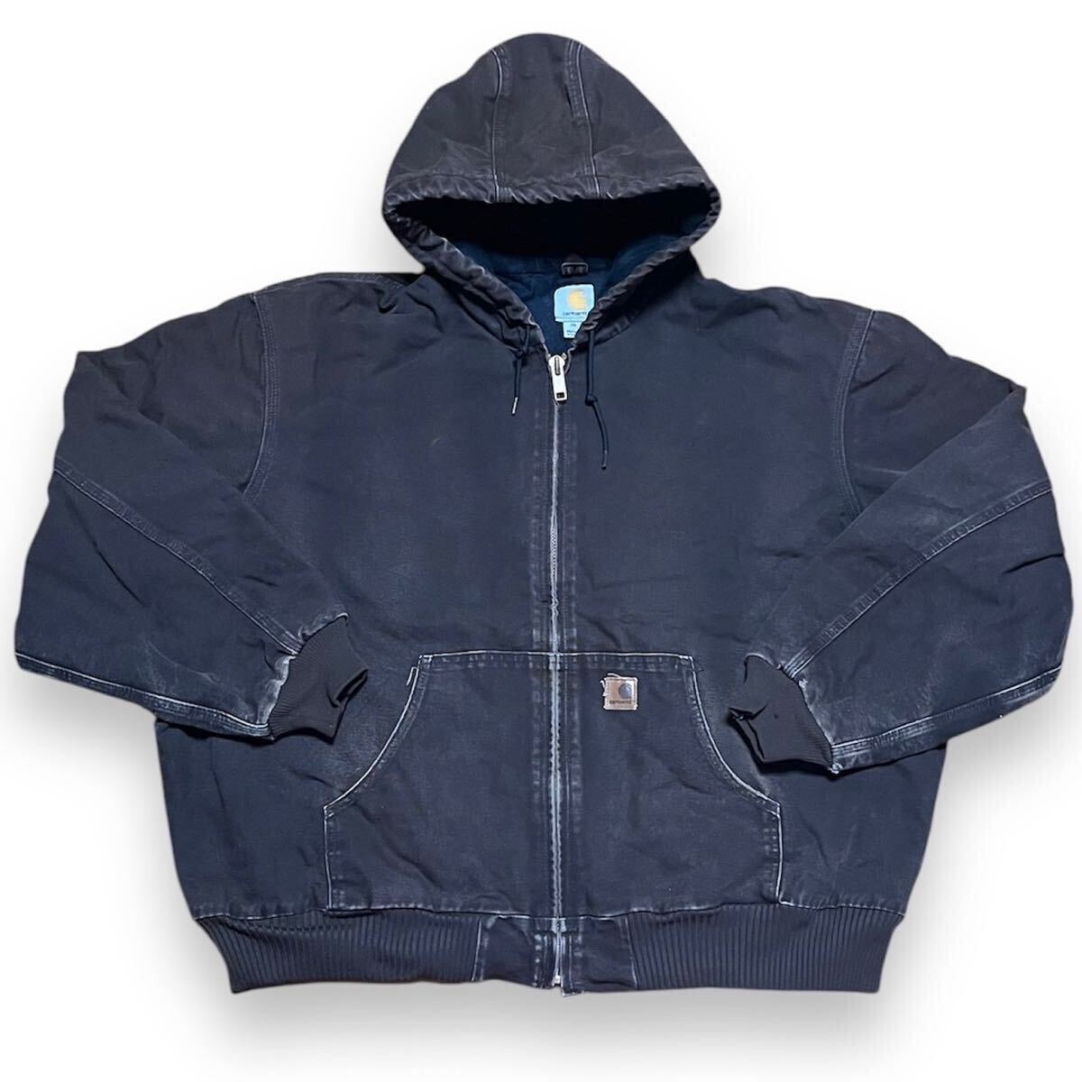 値引可 当時物 カーハート アクティブジャケット ダック地 パーカー carhartt USA 鬼フェード y2k 製 チョアコート 90s WIP デトロイト_画像1