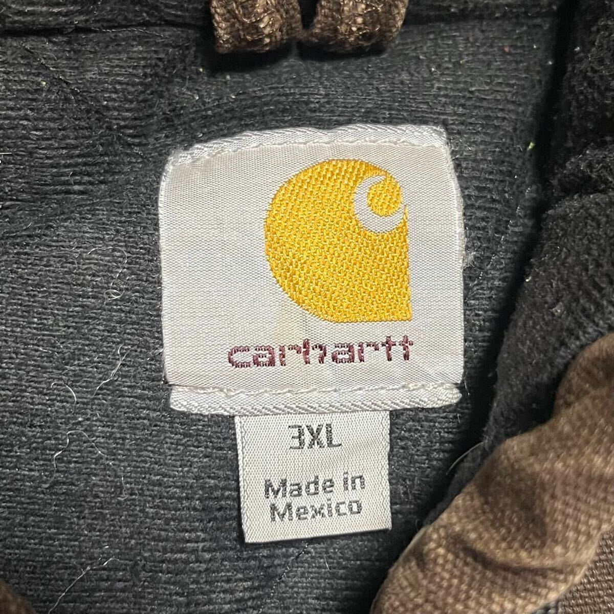 値引可 当時物 カーハート アクティブジャケット ダック地 パーカー carhartt USA 鬼フェード y2k 製 チョアコート 90s WIP デトロイト_画像3