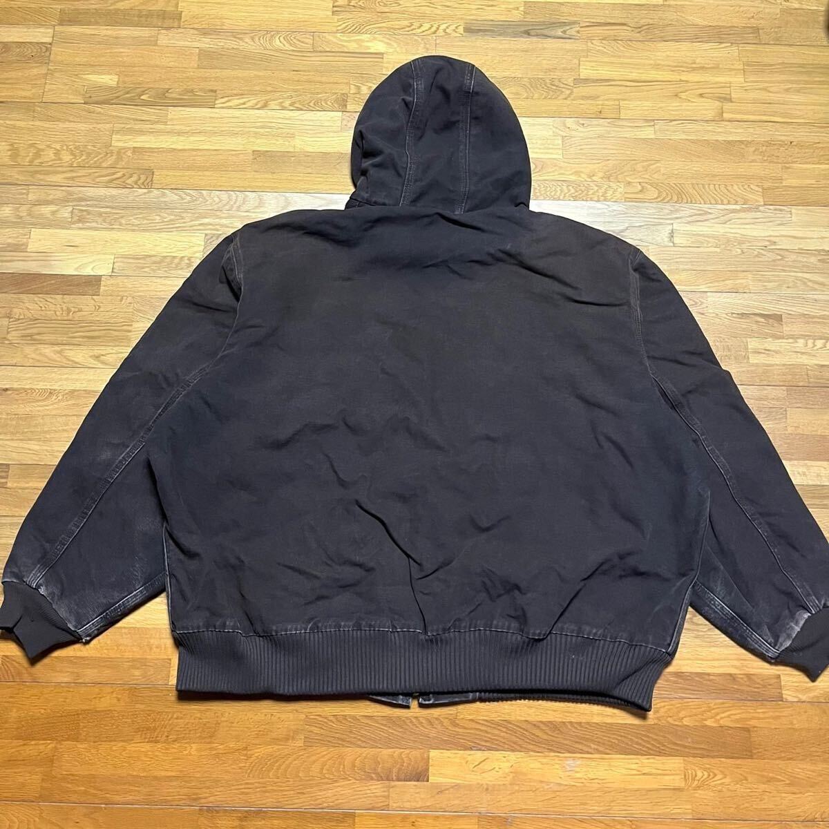 値引可 当時物 カーハート アクティブジャケット ダック地 パーカー carhartt USA 鬼フェード y2k 製 チョアコート 90s WIP デトロイト_画像8