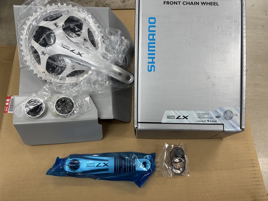 冬ギフト セ シマノ SHIMANO Deore LX FC-T661 48/36/26T 170mm クランク チェーンリング デオーレ クランク