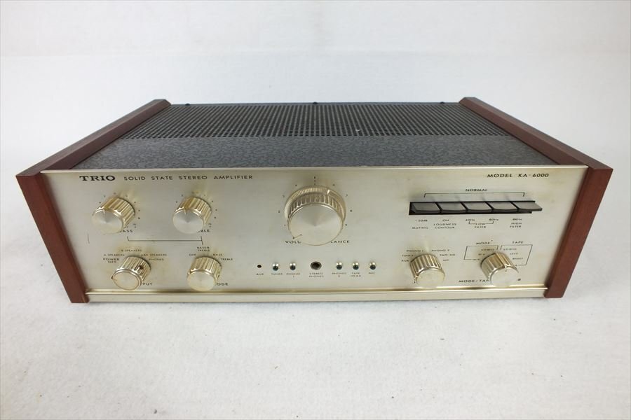 Yahoo!オークション - TRIO トリオ KA-6000 アンプ 音出し確認済 Yahoo!オークション - TRIO トリオ KA-6000 アンプ 音出し確認済