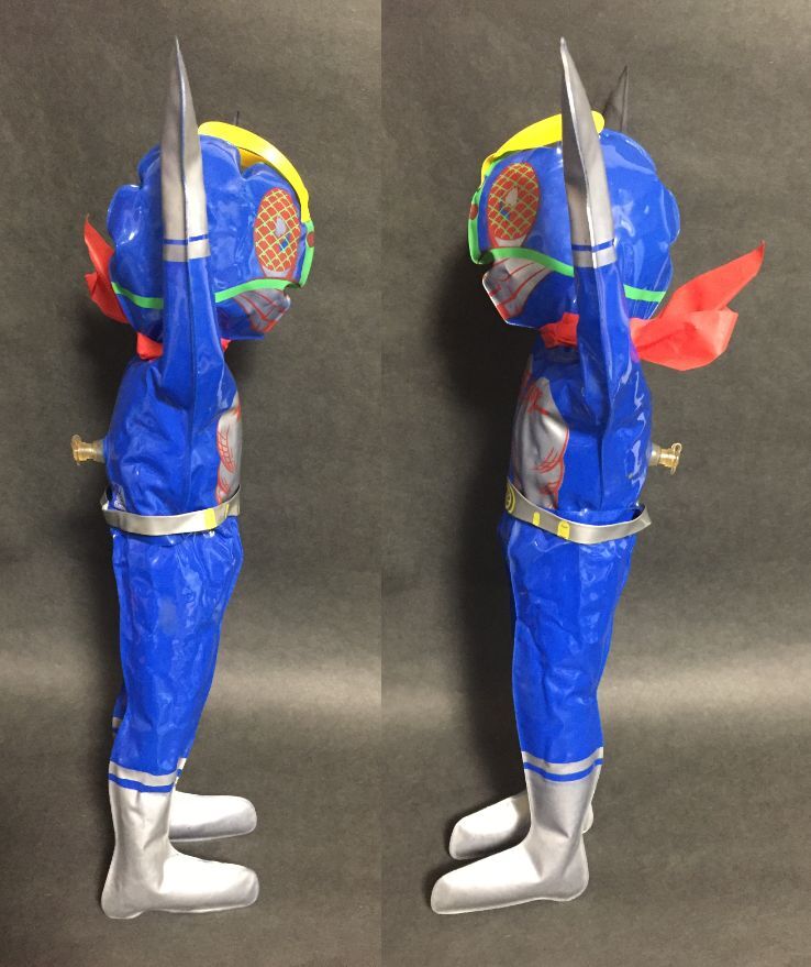 バンダイ バンザイマーク 仮面ライダー 空ビ人形 当時物 石森 バンダイ バンザイマーク 仮面ライダー 空ビ人形 当時物 石森