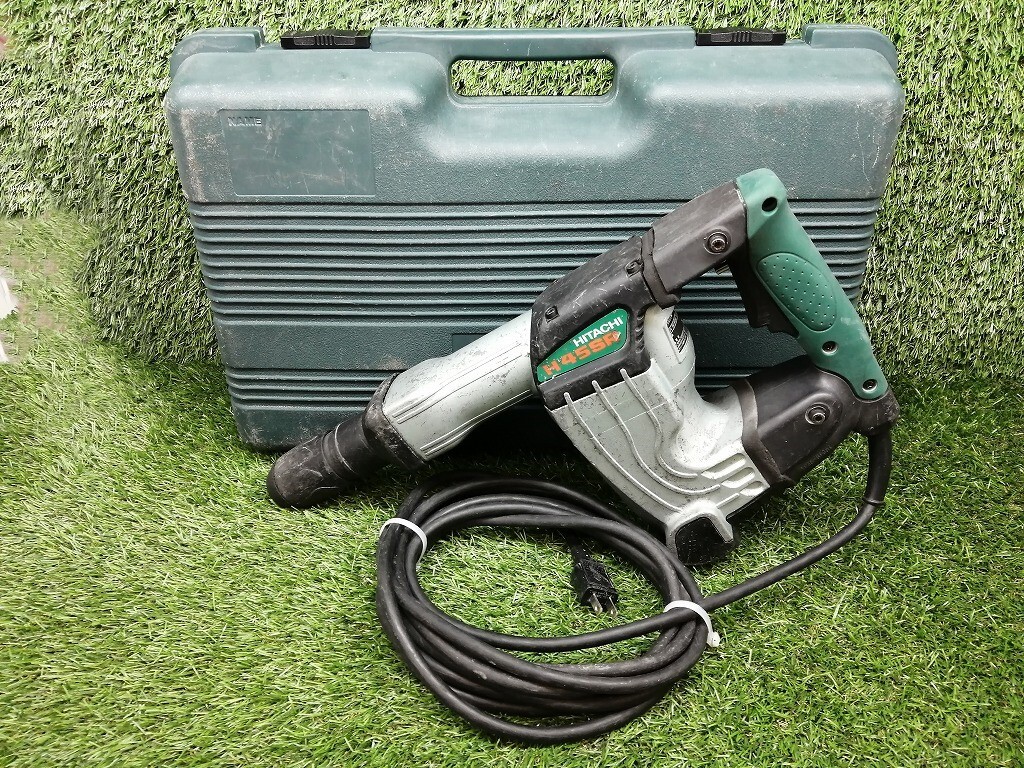 中古 HITACHI 日立工機 電動 ハンマ 六角軸 H45SR 中古 HITACHI 日立工機 電動 ハンマ 六角軸 H45SR