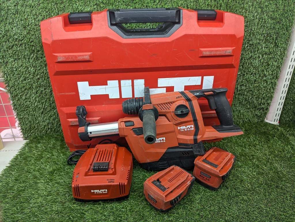 中古品 HILTI ヒルティ 22V 充電式 ロータリーハンマードリル + 中古品 HILTI ヒルティ 22V 充電式 ロータリーハンマードリル +