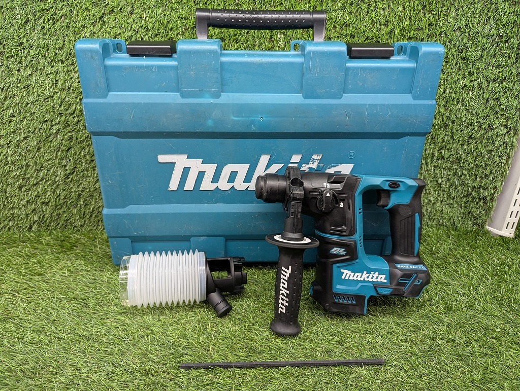 中古品 makita マキタ SDSプラスシャンク 17mm 18V 充電式ハンマドリル HR171DZK 本体 + ケース
